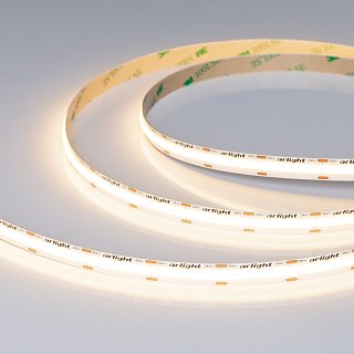 Светодиодная лента COB-X576-10mm 24V Warm3500 (15 W/m, IP20, 5m) (Arlight, высок.эфф.150 лм/Вт)