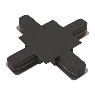 Коннектор Х-образный Unity встраиваемый черный