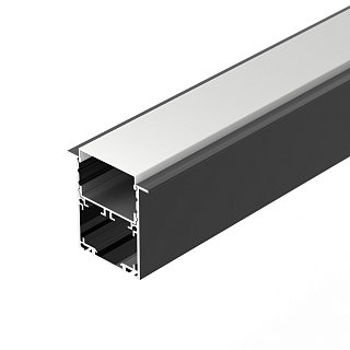 Профиль SL-LINIA52-3L-F-2000 ANOD BLACK (Arlight, Алюминий)