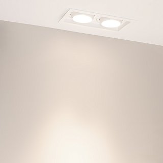 Светильник MS-VORTEX-BUILT-S250x140-2x30W Day4000 (WH-WH, 30 deg, 230V) (Arlight, IP20 Металл, 5 лет)