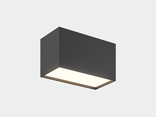 Светильник светодиодный потолочный накладной , серия GW, Черный, 20Вт, IP20, Теплый белый (3000К), GW-8602-20-BL-WW