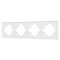 Рамка пластиковая FRM-TENDO-SFPL-4-WH (Arlight, -)