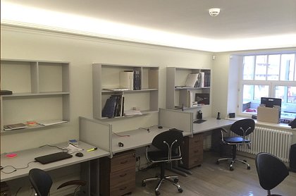 LED подсветка офиса компании “BARS RED”