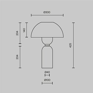 Настольный светильник Memory E14х1