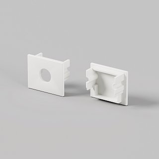 Комплект заглушек (для профиля 26×30) 2 шт., ALM-2630-EC 642053