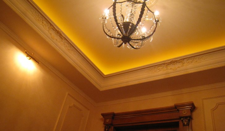 Освещение спальни светодиодной лентой и лампами торовой марки Arlight