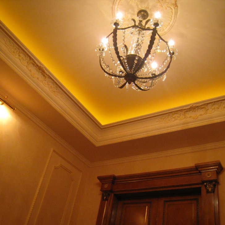 Освещение спальни светодиодной лентой и лампами торовой марки Arlight