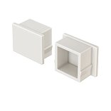 Комплект заглушек (для профиля 12×06) 10 шт., ALM005EC