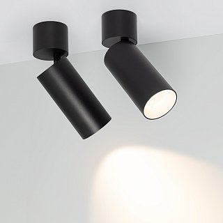 Светильник SP-POLO-SURFACE-FLAP-R65-8W Warm3000 (BK-WH, 40 deg) (Arlight, IP20 Металл, 3 года)