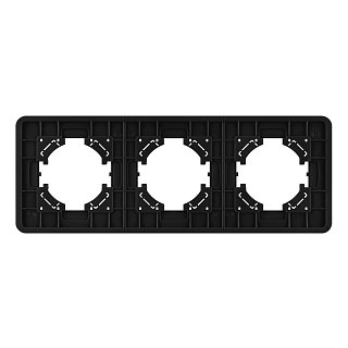 Рамка стеклянная FRM-OMALI-SFGS-3-BK (Arlight, -)