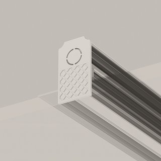 Заглушки к встраиваемому шинопроводу Exility 2 шт. белый