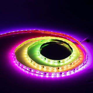 Светодиодная лента SPI-5000SE-5060-60 12V Cx3 RGB-Auto (10mm, 13.2W/m, IP65) (Arlight, Закрытый, IP65)