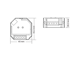 Контроллер шторы EASYBUS, ES-B-CRT