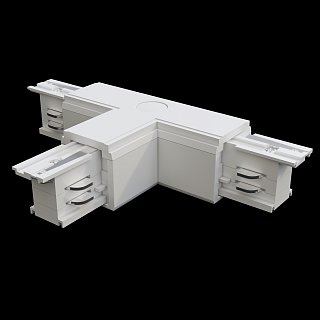 Коннектор Т-образный правый Trinity белый