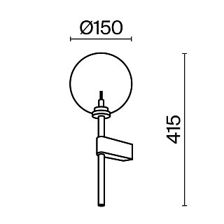 Настенный светильник (бра) Mood G4х1