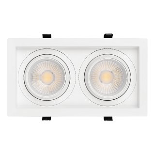 Светильник MS-VORTEX-BUILT-S250x140-2x30W Day4000 (WH-WH, 50 deg, 230V) (Arlight, IP20 Металл, 5 лет)