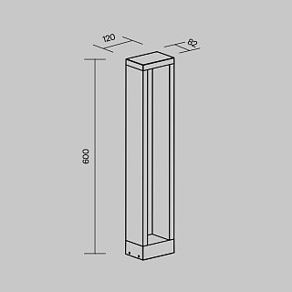 Ландшафтный светильник Goll 3000K 10Вт IP 65