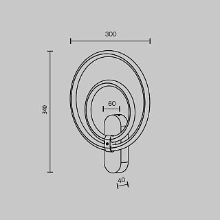 Настенный светильник (бра) Link 3000К 16Вт