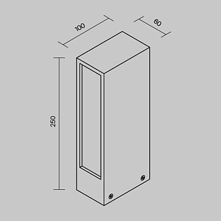 Ландшафтный светильник Hof 3000К 6Вт IP 65