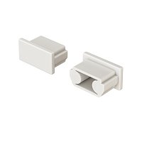 Комплект заглушек (для профиля 22×06) 10 шт., ALM004EC