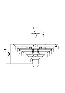 Потолочный светильник Mazzo E14х14