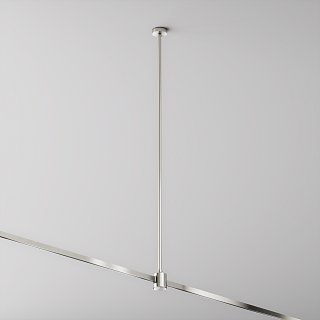 Крепление потолочное Long 760мм с прямым коннектором питания Flarity платина