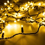 Светодиодная гирлянда ARD-STRING-CLASSIC-1000-BLACK-100LED-PULSE Warm (230V, 7W) (Ardecoled, IP65)