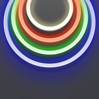 Гибкий неон 17x12 24В 12Вт/м RGBW 4000K IP67 5м