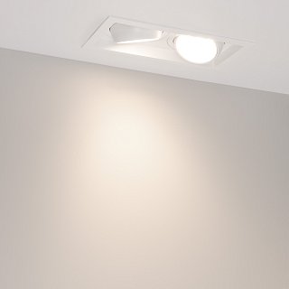 Светильник MS-VORTEX-BUILT-S250x140-2x30W Day4000 (WH-WH, 50 deg, 230V) (Arlight, IP20 Металл, 5 лет)