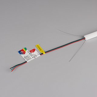 Лента герметичная SPI-WAVE-TOP-G200-18x15mm 12V RGB PX2 (26 W/m, IP54, 5m, wire x1) (Arlight, Вывод прямой, 3 года)