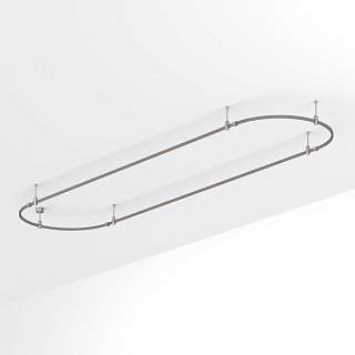 Основание ART-APRIORI-OVAL-ROD-200-4000x1000 (TN) (Arlight, IP20 Металл, 3 года)