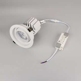 Светильник MS-VORTEX-BUILT-R135-30W Day4000 (WH-WH, 17 deg, 230V) (Arlight, IP20 Металл, 5 лет)