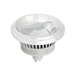 Лампа AR111-FORT-GU10-12W-DIM Day4000 (Reflector, 24 deg, 230V) (Arlight, Металл)