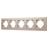 Рамка пластиковая FRM-PERIO-PL-5-GD (Arlight, -)