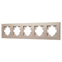 Рамка пластиковая FRM-PERIO-PL-5-GD (Arlight, -)