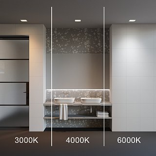 Встраиваемый светильник Okno 3000-4000-6000K 18W 100° IP 44