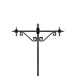 Кронштейн OXOR-SB4-2 BLACK (Arlight, Сталь)