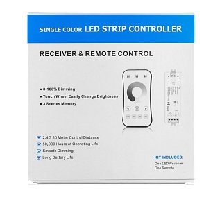 Комплект ELFLED (Диммер V1 и Пульт 1-зоновый 2.4G, белый)