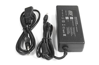 Адаптер сетевой ELF 12В, 8A, 92W (черный корпус) с проводом 1,2м, со штекером 5,5мм