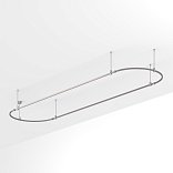 Основание ART-APRIORI-OVAL-ROD-400-4000x1000 (TN) (Arlight, IP20 Металл, 3 года)