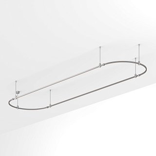 Основание ART-APRIORI-OVAL-ROD-400-4000x1000 (TN) (Arlight, IP20 Металл, 3 года)