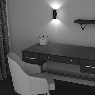 Настенный светильник (бра) FOCUS S GU10х2 10Вт IP 20