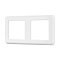 Рамка пластиковая FRM-VERSA-PL-2-WH (Arlight, -)