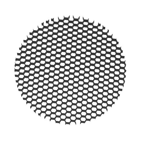 Светофильтр HoneyComb ⌀38мм для Фокус / Focus LED 12Вт