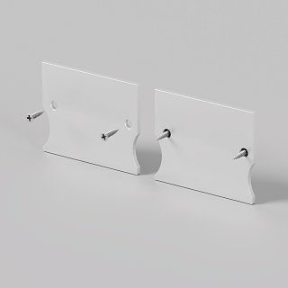 Комплект заглушек (для профиля 41×51) 2 шт., ALM-4151-EC 642057