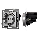 Механизм розетки с USB зарядкой SCT-MUAA-PL-GR-V (250V, 16A) (Arlight, -)