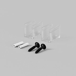 Клипсы для гибкого неона 17x12 мм 2 шт.