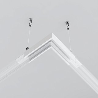 Коннектор угловой Exility накладной низкопрофильный