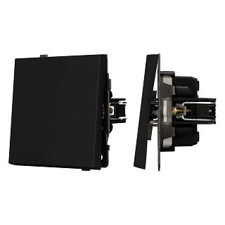 Механизм звонкового выключателя SWT-TENDO-MKR1-SFPL-BK (230V, 10A) (Arlight, -)