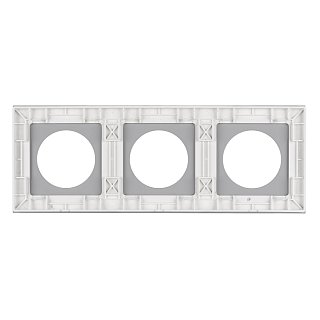 Рамка стеклянная FRM-GLARE-GC-3-WH (Arlight, -)